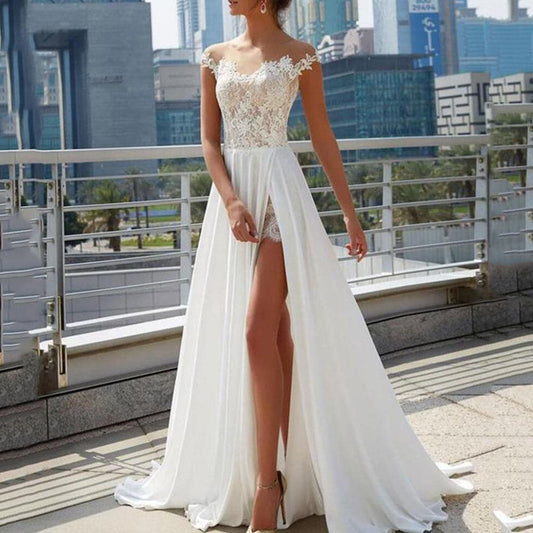 DressBetty - White Prom Dress