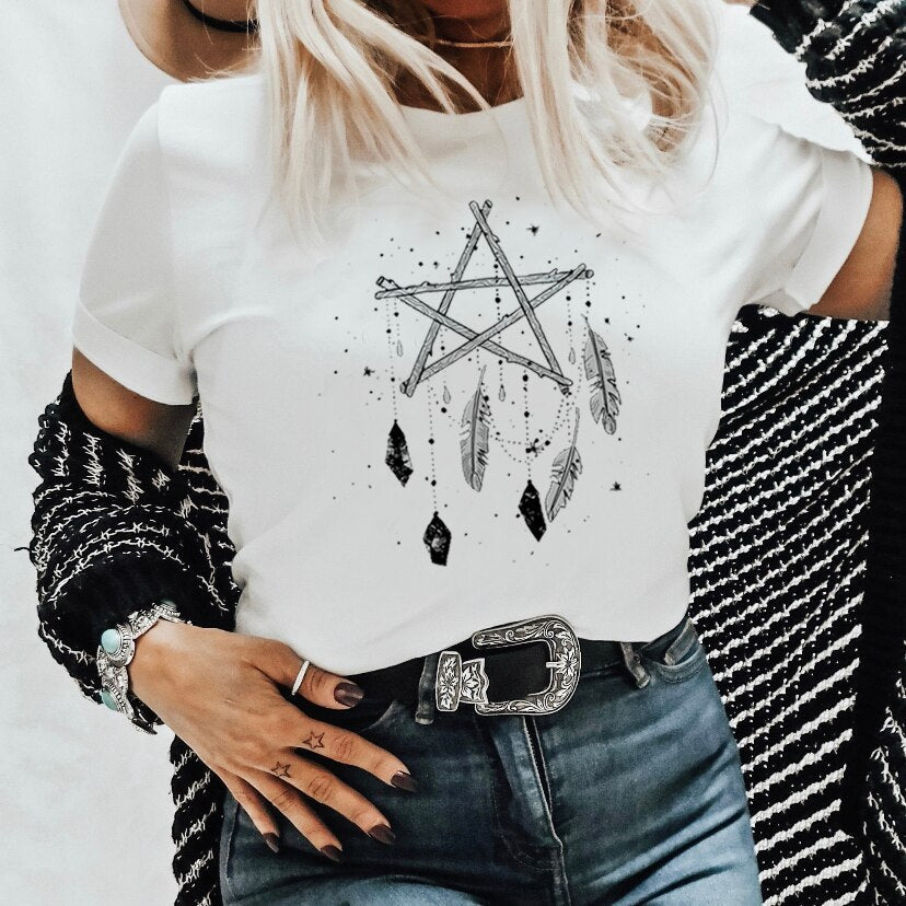 DressBetty - Witch Letter Funny Tshirt Halloween