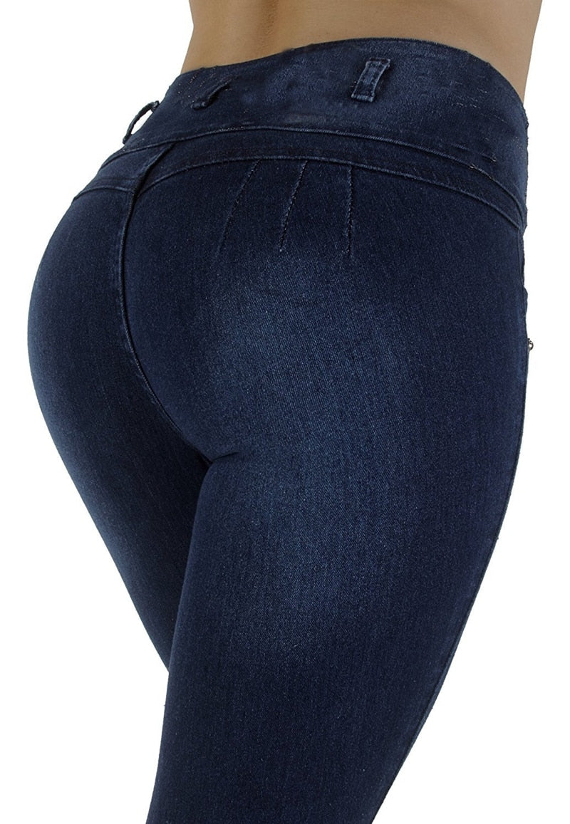 DressBetty - Casual Jeans High Waist Skinny Butt Lifting Elastic Bodycon Pencil Sexy Push Up Hip Ladies Jeans