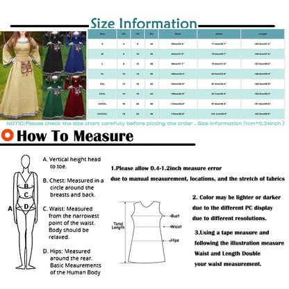 DressBetty - Women Medie Dress Renaiss Fit Irregular Long Sleeve Cosplay Maxi Dress