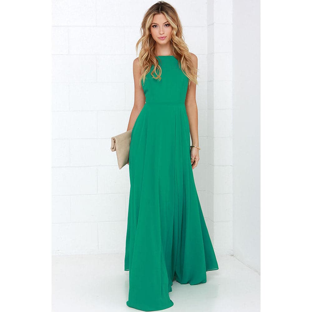DressBetty - Women Plus Size Party Strap Fashion Bahemian Beach Chiffon Backless Dress