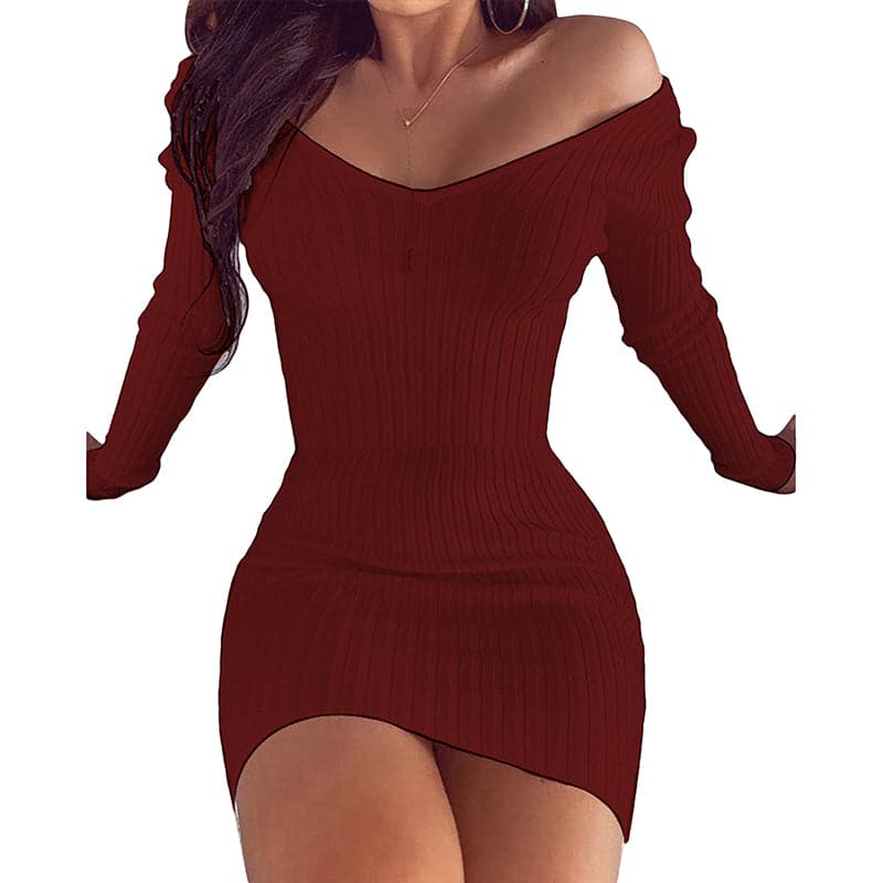 DressBetty - Women Summer Solid Pencil Dress