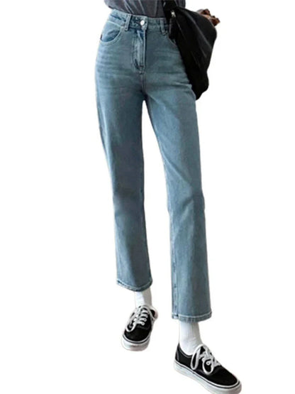 DressBetty - 2024 Relaxed Fit Boyfriend Denim Cargo Y2K Streetwear Straight Leg Jeans