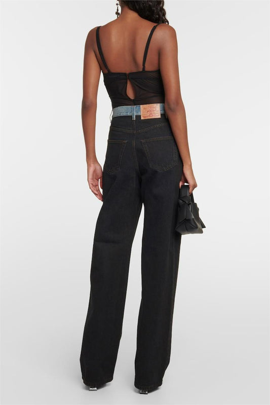 Annabelle Cutout Patchwork Jeans