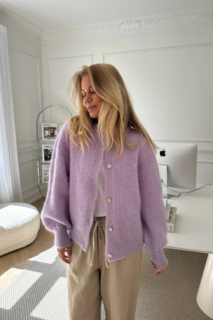 Knitted Vest - Lila