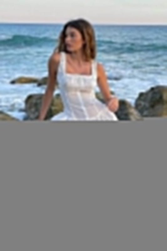 Anastasia Ruffle Semi-sheer Maxi Dress