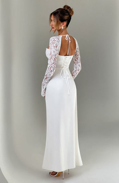 Alice - Chiffon Lace Maxi Dress