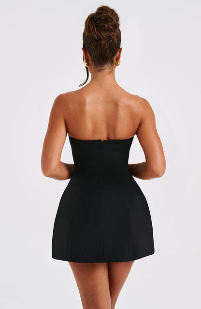 Alyssa Mini Dress - Black