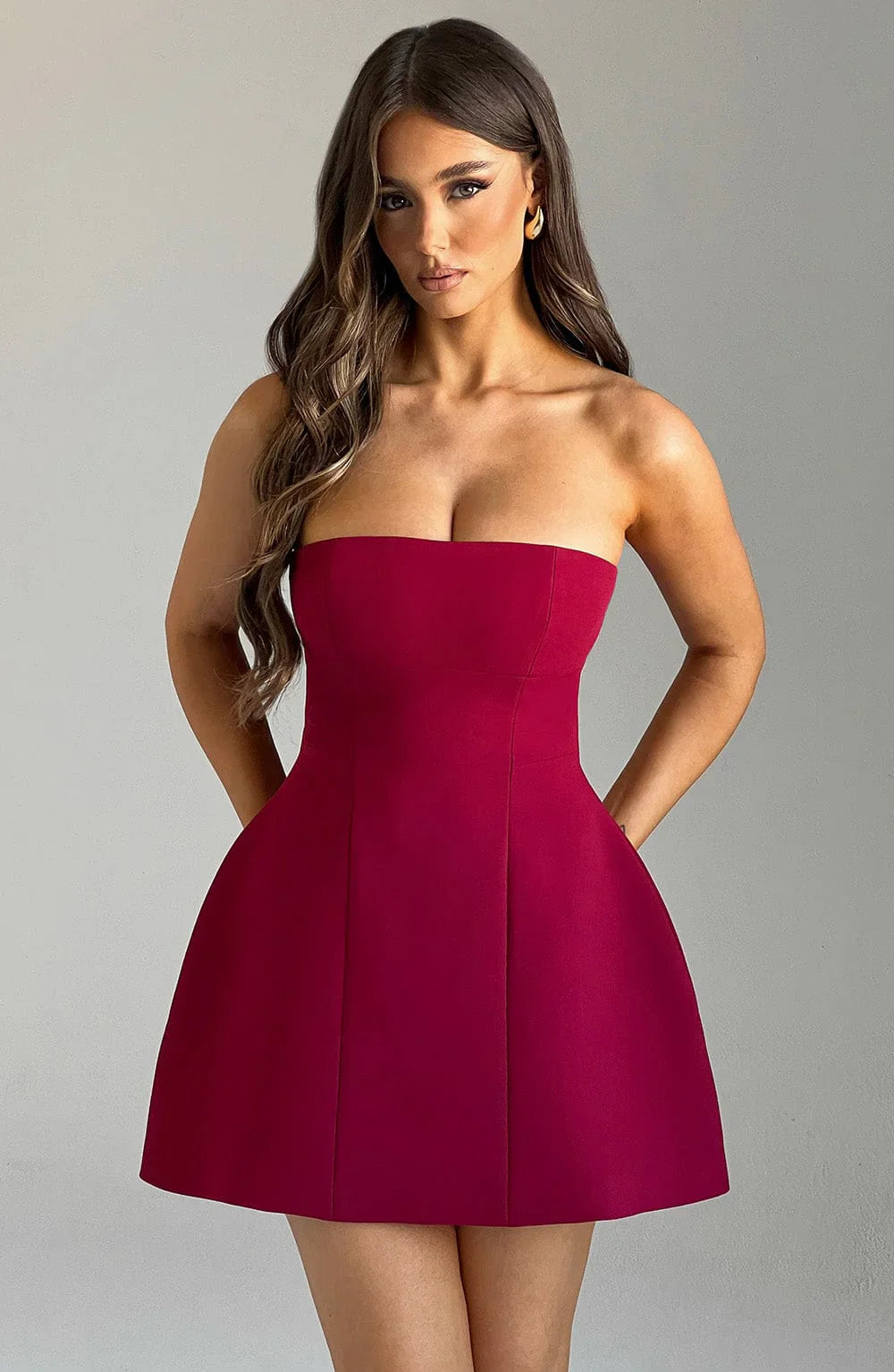 Portia - Bubble Mini Dress