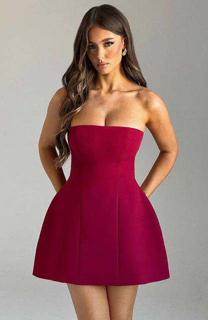 Portia - Bubble Mini Dress