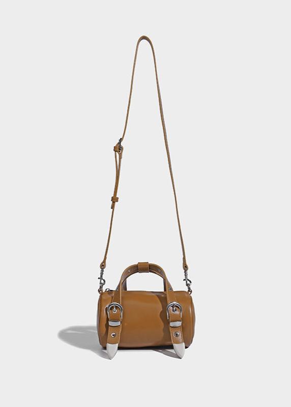 Compact Barrel Crossbody Bag