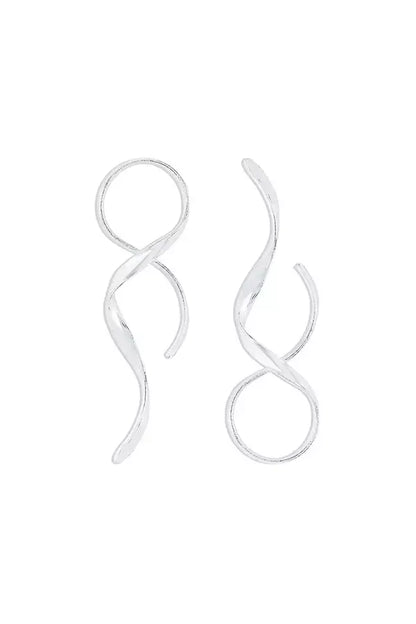 Crissia Swirl Spiral Earrings