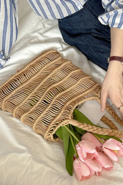 Roseto Woven Tote Bag