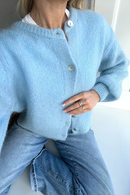 Knitted Vest - Baby Blue