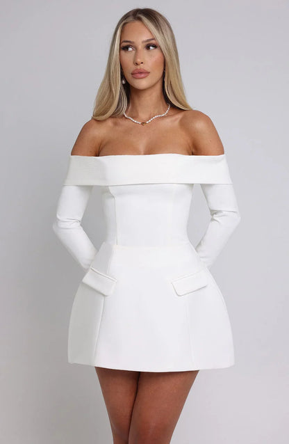 Lindsay - Off-Shoulder Mini Dress