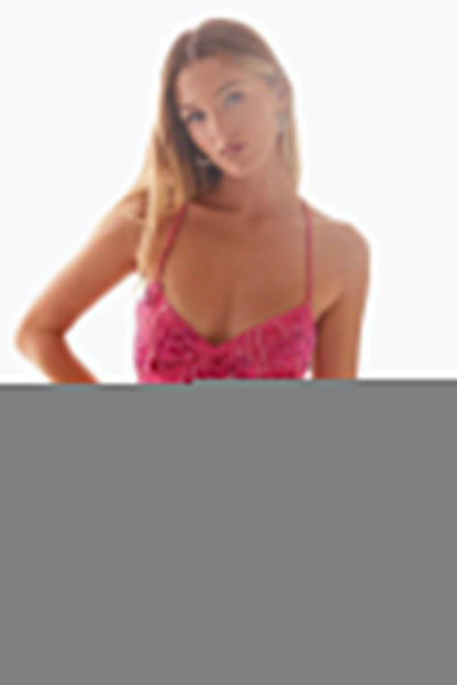 Backless Embroidered Top