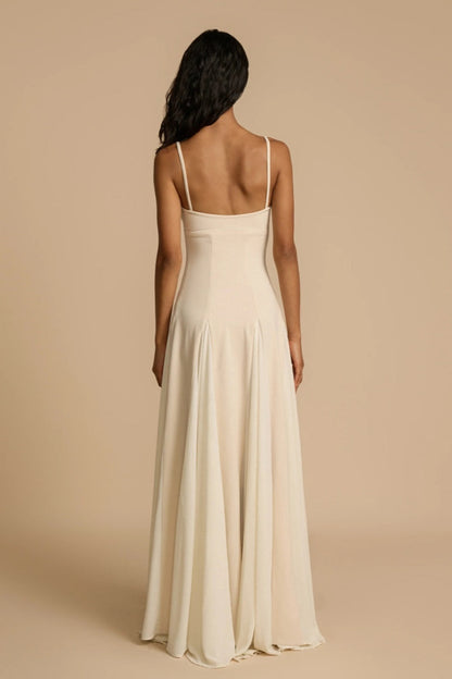 Timeless And Elegant Spliced Tulle A-line Maxi Dress