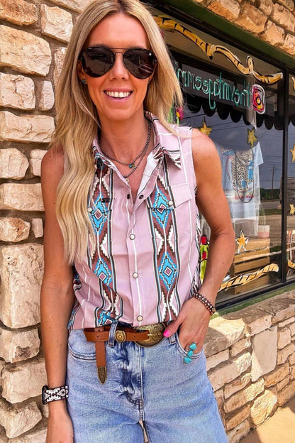 The Anson Aztec Button Down