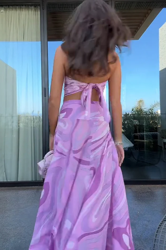 Roca Pink Skirt Set