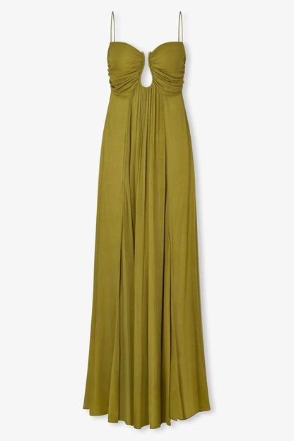 Flou Olive Morea Maxi Dress