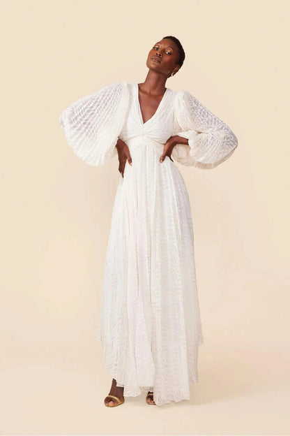 Allegory Elsa Cream Maxi Dress
