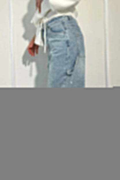 Balloon Carpenter Shine Denim Jeans