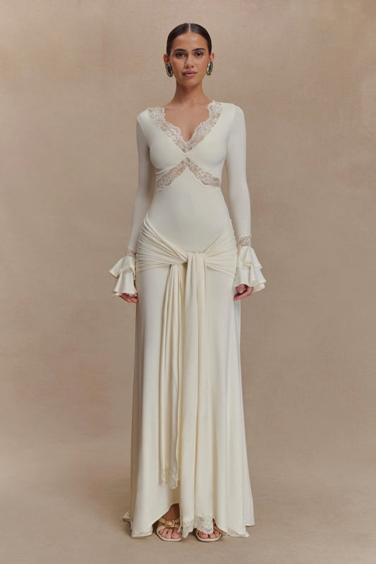 Slim-Fitting Maxi Dress