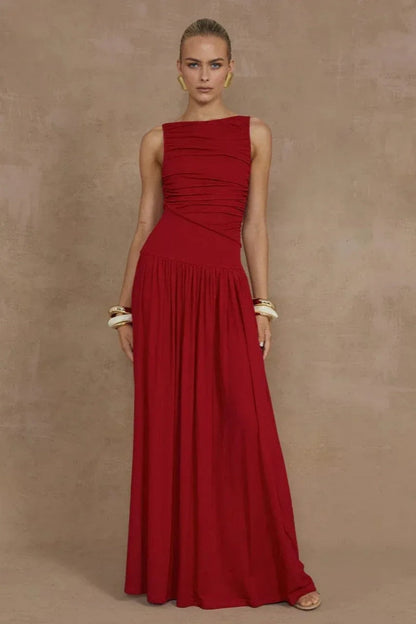 Sleeveless Slim Maxi Dress