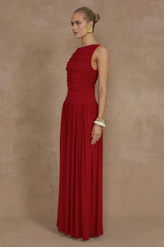 Sleeveless Slim Maxi Dress