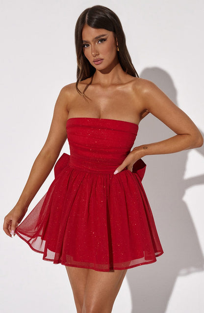 Odessa - Bow Back Mini Dress