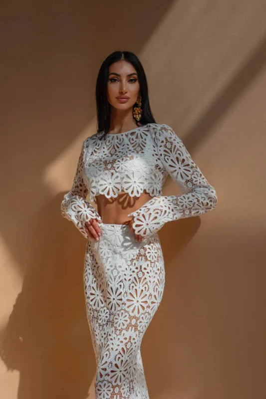 Delphine - White