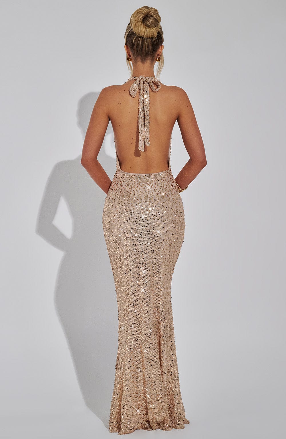 Lorena | Maxi Dress Draped Cleavage