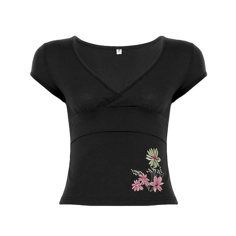Amy Wildflower Wrap Blouse