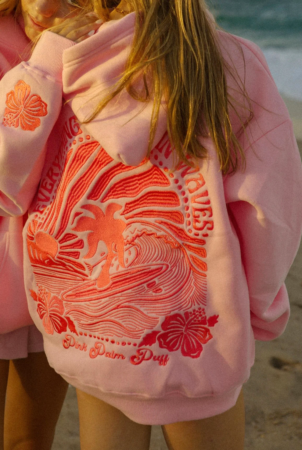 Chasing Sunset Oversized Hoodie 1+1 FREE
