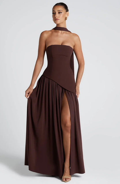 Maia - Strapless Maxi Dress