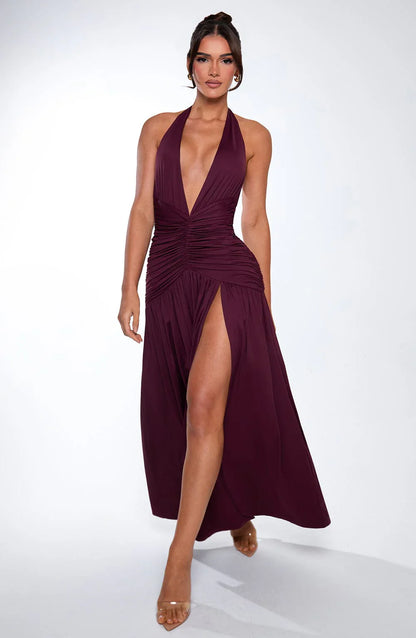Noemi - Halter Maxi Dress