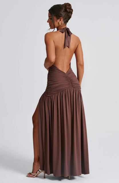 Noemi - Halter Maxi Dress