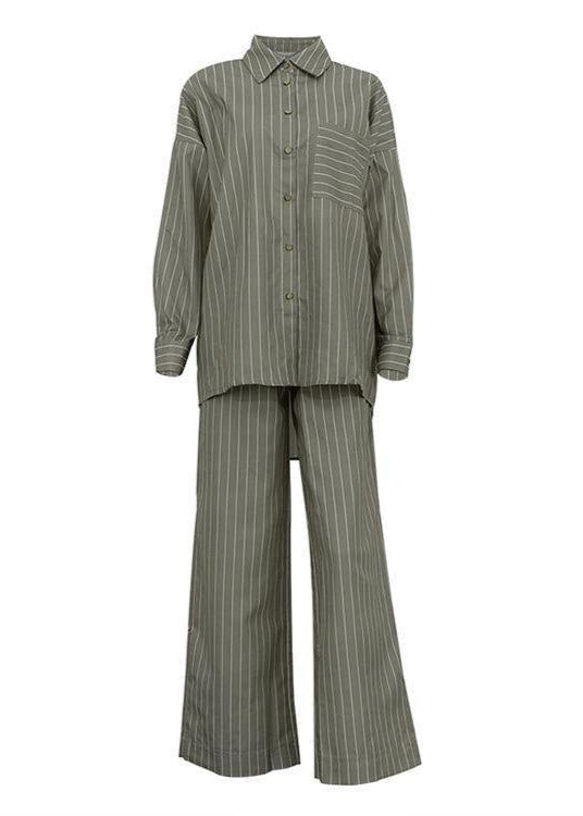 Mila - Striped Two-Piece Lounge Set
