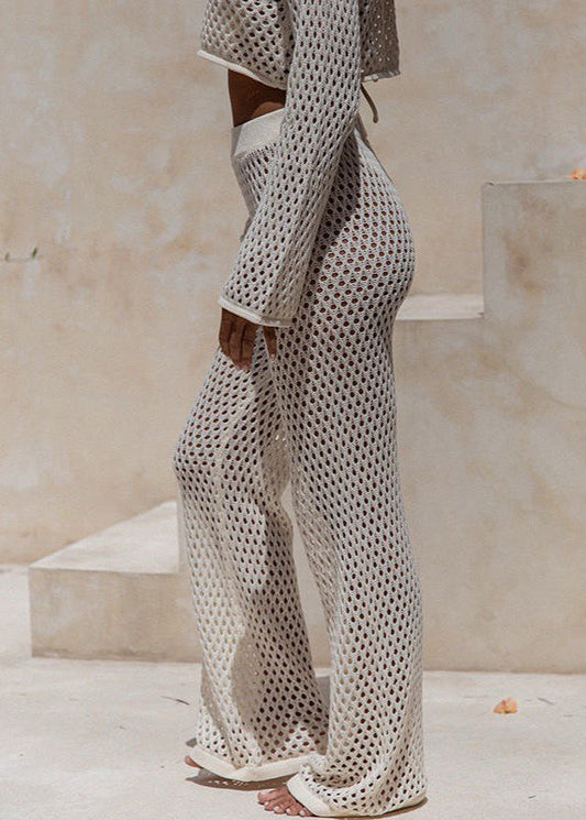 Coastal Air - Crochet Knit Lounge Set