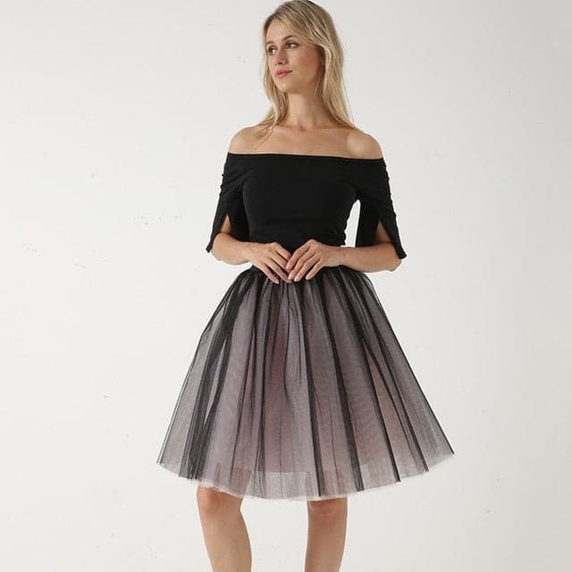 DressBetty - Womens Pleated Dance Tutu Skirts