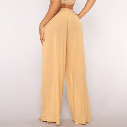 DressBetty - Women See Through Boho Wide Leg Pants