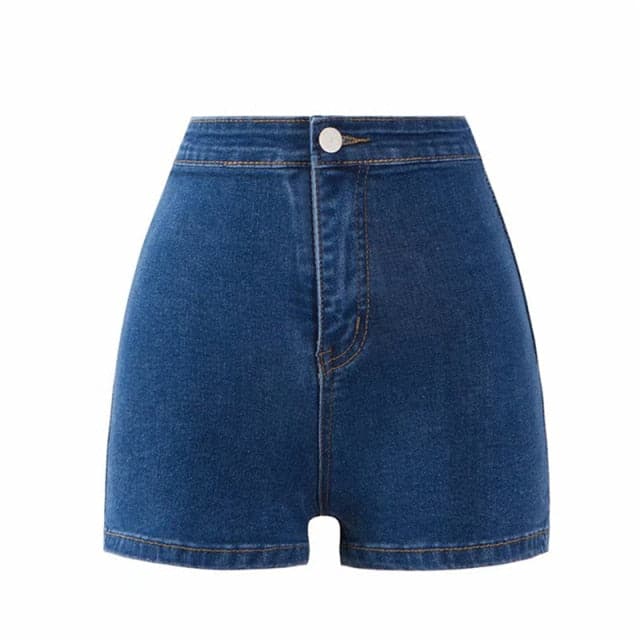 DressBetty - Sexy High Waist Thin Skinny Hips Denim Shorts