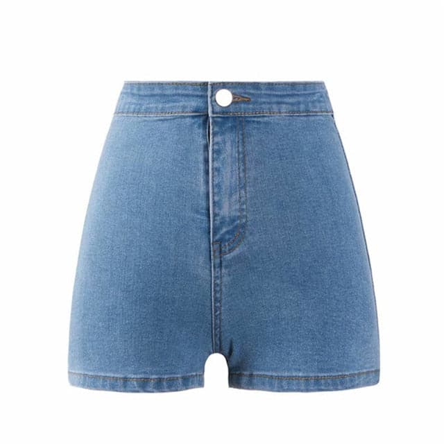 DressBetty - Sexy High Waist Thin Skinny Hips Denim Shorts