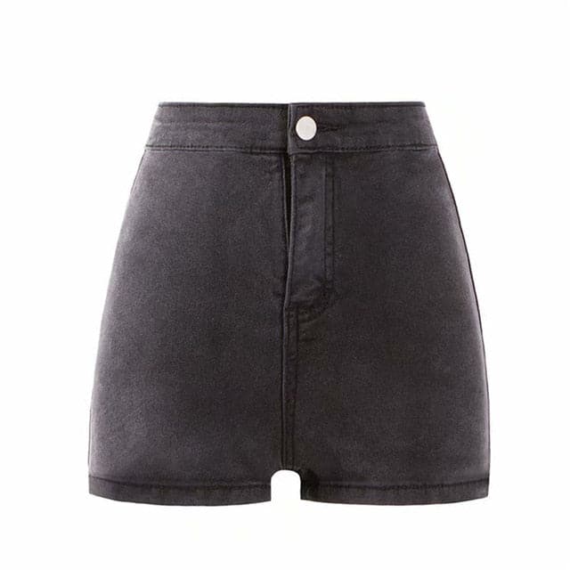 DressBetty - Sexy High Waist Thin Skinny Hips Denim Shorts