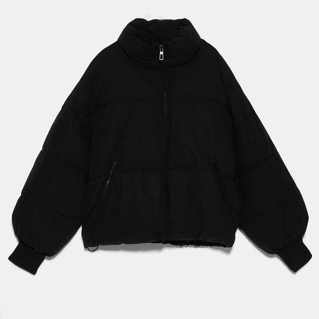 DressBetty - Winter Zipper Pockets Female Warm Elegant Coat