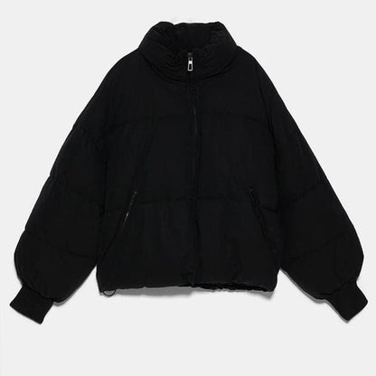 DressBetty - Winter Zipper Pockets Female Warm Elegant Coat