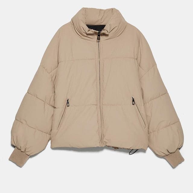 DressBetty - Winter Zipper Pockets Female Warm Elegant Coat
