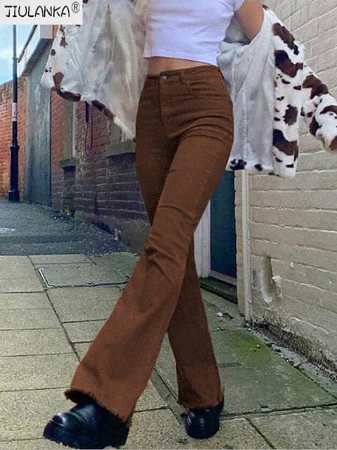 DressBetty - Women's High Waist Streetwear Jeans