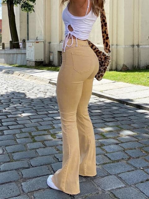 DressBetty - Women's High Waist Streetwear Jeans