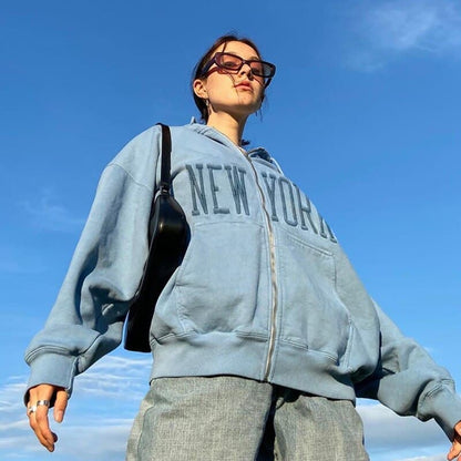 DressBetty - Vintage Embroid High Quality Zip Up Hoodies